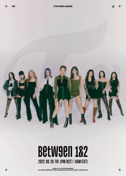 TWICE  BETWEEN 1&2 (плакат) 