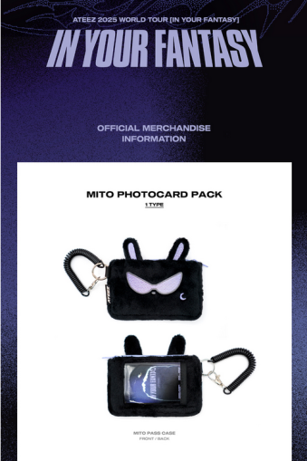 официален кпоп мърч ATEEZ - 2025 WORLD TOUR [IN YOUR FANTASY] IN INCHEON OFFICIAL MD : MITO PHOTOCARD PACK 
