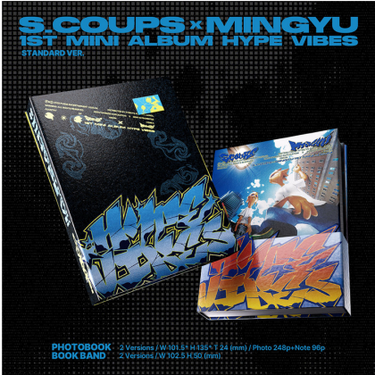 S.COUPS X MINGYU - HYPE VIBES (STANDARD Ver.) (COMBI VER./ BUDDY VER.) + Random Photocard (SW) PRE - ORDER 