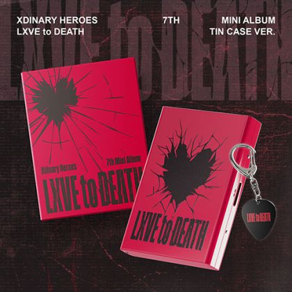 Xdinary Heroes - 7TH MINI ALBUM [LXVE TO DEATH] (Tin Case ver.) + Random Photocard (SW) PRE - ORDER 
