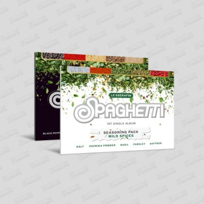 LE SSERAFIM - SPAGHETTI (Weverse Albums ver.) + Random Bookmark (SW) 