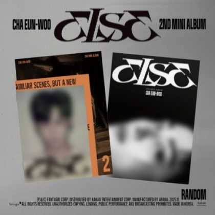 CHA EUN-WOO -  <ELSE> (FORM 1 VER. / FORM 2 VER.)  + Random Photocard (APPLE MUSIC) PRE-ORDER