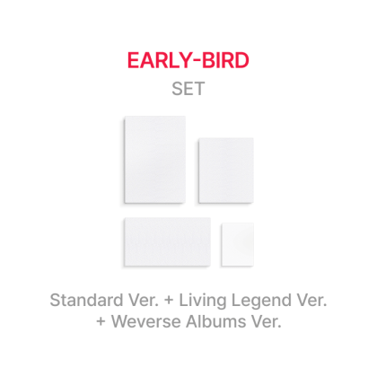BTS - [EARLY-BIRD] ARIRANG' (Set) + ARIRANG (Living Legend Ver.) + ARIRANG (Weverse Albums ver.) Set + Weverse Gift (WS) PRE - ORDER 