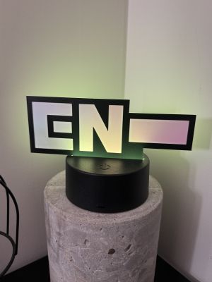 ENHYPEN – Светеща Декорация с Лого  LED Лампа (K-pop фен аксесоар)