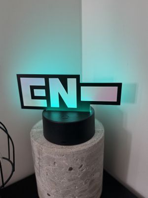 ENHYPEN – Светеща Декорация с Лого  LED Лампа (K-pop фен аксесоар)