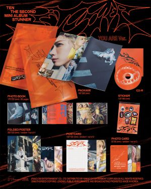 TEN - 2ND MINI ALBUM [STUNNER] (Pack Book Ver.)