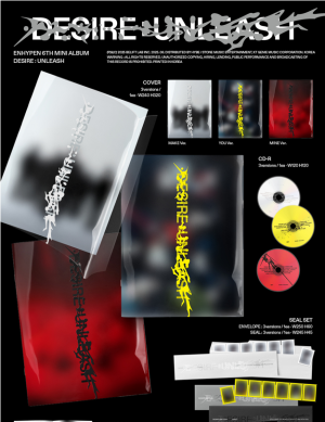 ENHYPEN - [DESIRE : UNLEASH](MAKE Ver. / YOU Ver. / MINE Ver.) 