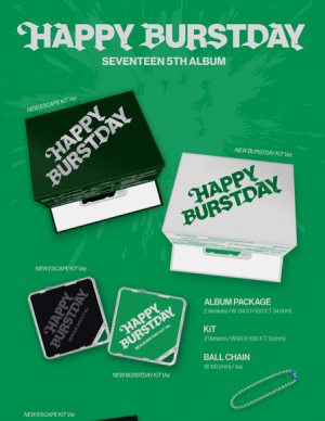 SEVENTEEN – HAPPY BURSTDAY (KiT Album, Random Ver.) Оригинален K-pop албум 