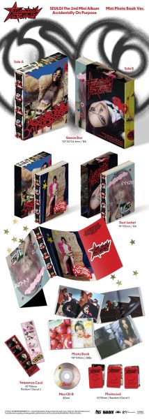 SEULGI – Accidentally On Purpose (Mini Photo Book Ver.)  2ри Мини Албум  KPOP