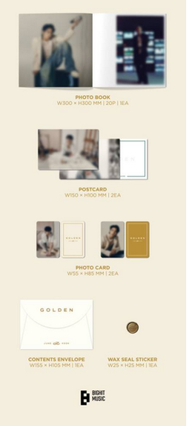 JUNGKOOK – GOLDEN LP  Винил Албум  Оригинално BTS Издание 