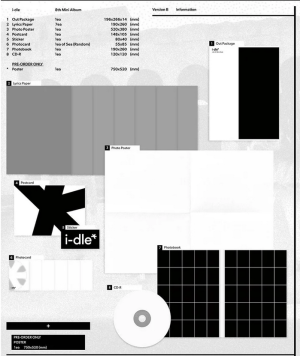 (G)I-DLE – 8th Mini Album (3 Types – Random Ver.)  Оригинален K-pop Албум