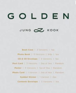 JUNGKOOK – GOLDEN (Random Ver.) 