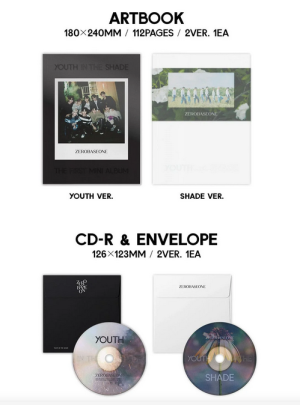 ZEROBASEONE – YOUTH IN THE SHADE (Random Ver.)  K-pop дебютен албум 