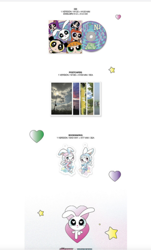 NewJeans – Get Up (B Ver.) Powerpuff Girls X NJ Box – Random Ver. K-pop албум