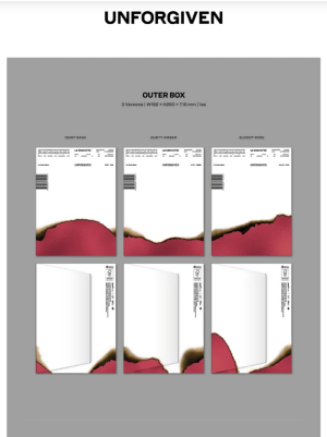 LE SSERAFIM – UNFORGIVEN (Random Ver.) K-pop албум