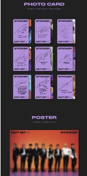  NCT127 - Sticker (Photobook Ver.)