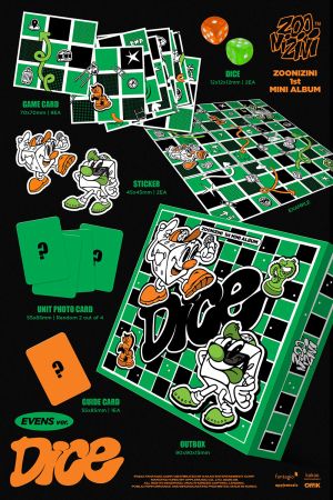 ZOONIZINI (ASTRO) - DICE (EVENS ver.) (META) + Random Photocard (APPLE MUSIC) PRE - ORDER