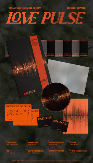 TREASURE - 3rd MINI ALBUM [LOVE PULSE] (METAL / STREET / ROCKCHIC VER.)