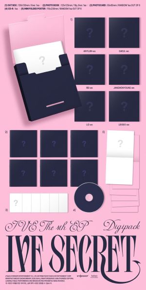 IVE - THE 4TH EP [IVE SECRET] (Digipack ver.) 