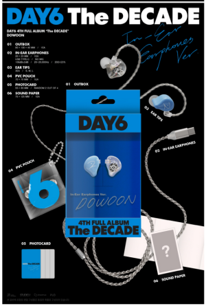 DAY6 - The DECADE (IN-EAR EARPHONES VER.) PRE - ORDER 