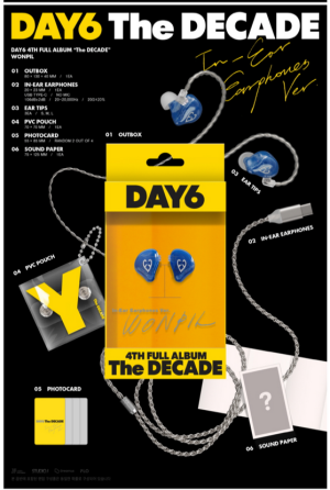 DAY6 - The DECADE (IN-EAR EARPHONES VER.) PRE - ORDER 