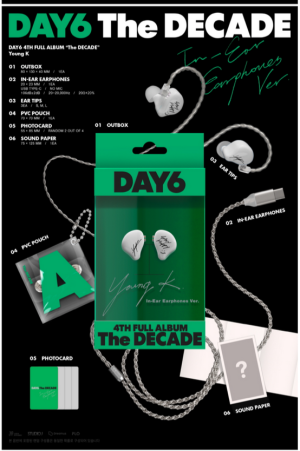 DAY6 - The DECADE (IN-EAR EARPHONES VER.) PRE - ORDER 