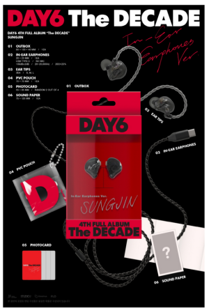 DAY6 - The DECADE (IN-EAR EARPHONES VER.) PRE - ORDER 