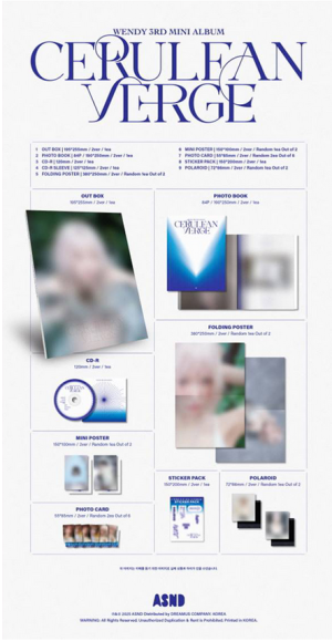 WENDY - CERULEAN VERGE PHOTOBOOK VER. 