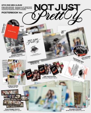 izna - 2ND MINI ALBUM [Not Just Pretty] POSTERBOOK Ver.  PRE - ORDER 