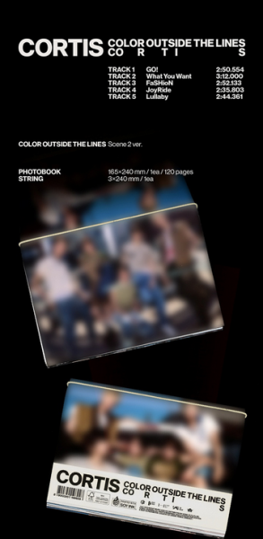 CORTIS -The 1st EP [COLOR OUTSIDE THE LINES] (Random) + Weverse Gift (WS) PRE - ORDER 