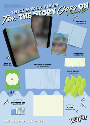 TWICE - TEN: The Story Goes On (EPISODE Ver)  + Random Photocard (BDM) 