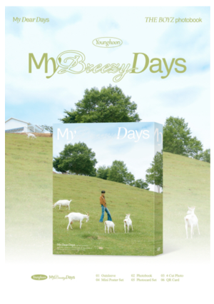 THE BOYZ - My Dear Days photobook [YOUNGHOON - My Breezy Days] + Random Photocard PRE - ORDER 