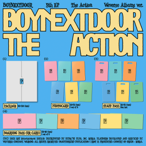 BOYNEXTDOOR - The Action (Weverse Albums ver.) + Weverse Gift (WS) 