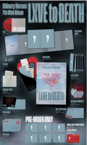 Xdinary Heroes - 7TH MINI ALBUM [LXVE TO DEATH] PHOTOBOOK VER. + Random Photocard (SW)