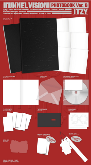 ITZY - TUNNEL VISION (Photobook Ver.) + Random Photocard (APPLE MUSIC)  