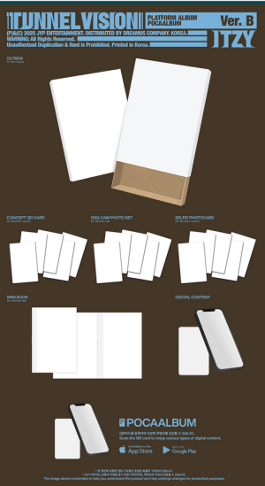 ITZY - TUNNEL VISION (POCAALBUM) + Random Photocard (BDM) 