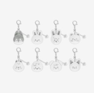 Stray Kids - 'celebrATE' MD : SKZOO FACE KEYRING SILVER Ver. (ИЗБОР НА ВЕРСИЯ) PRE - ORDER 