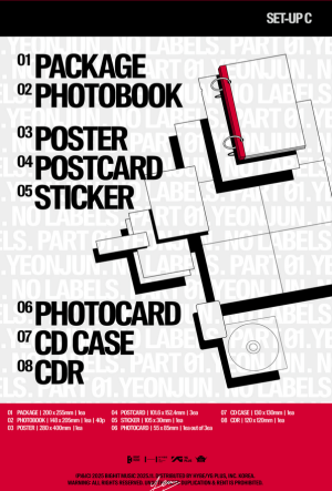 YEONJUN - 'NO LABELS: PART 01' (3types Random Ver.) + Random Photocard (BDM) PRE - ORDER 