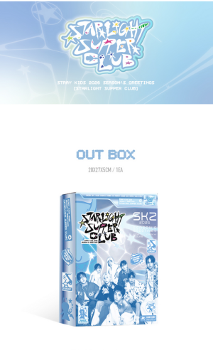 STRAY KIDS - 2026 SEASON'S GREETINGS [STRAIGHT SUPPER CLUB] + Photocard SET (FANS SHOP) PRE - ORDER 