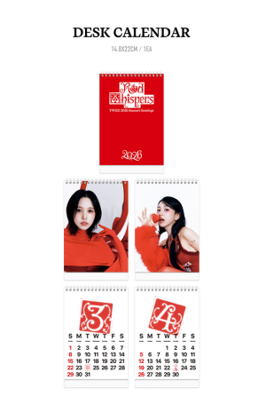 TWICE - 2026 SEASON'S GREETINGS [RED WHISPERS] + Photocard SET (WM) PRE - ORDER 