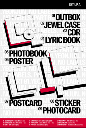 [LUCKY DRAW] YEONJUN - NO LABELS: PART 01) + Random Photocard (SW) PRE - ORDER 