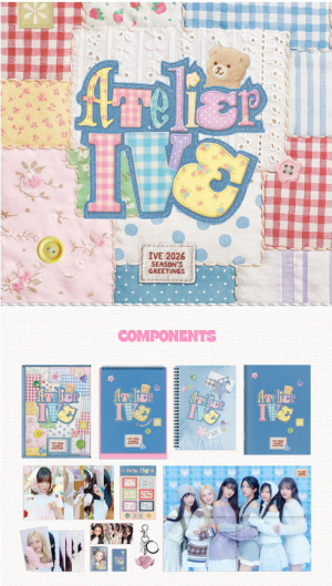 IVE - 2026 SEASON’S GREETINGS [ATELIER IVE] + 1 Random Photocard PRE - ORDER 
