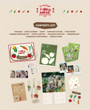 i-dle - 2026 SEASON'S GREETING [i-dle & Soil Co.] + Random Photocard (APPLE MUSIC) PRE - ORDER 
