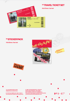Jimin x Jung Kook - [ARE YOU SURE?! Season2] PHOTOBOOK + PHOTO MAGNET (APPLE MUSIC) PRE - ORDER 
