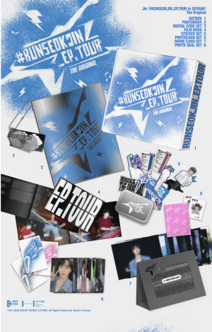 Jin - '#RUNSEOKJIN_EP.TOUR in GOYANG' The Original + Weverse Gift (WS)  PRE - ORDER 