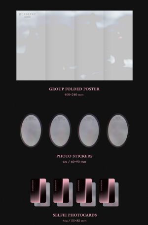 BLACKPINK - DEADLINE BLACK Ver. + PINK Ver. Set + Weverse Gift (WS) PRE - ORDER 