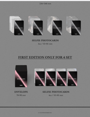 BLACKPINK - DEADLINE (SILVER Ver.) + Random Photocard (YG)  PRE - ORDER 