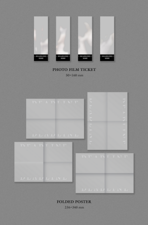 BLACKPINK - DEADLINE SILVER Ver. (Set) + Weverse Gift (WS)  PRE - ORDER 