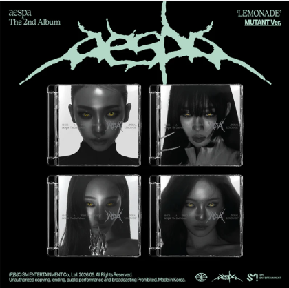 aespa 2nd Album LEMONADE cover