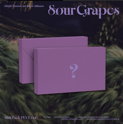 NiziU 1st Mini Album [Sour Grapes] Mini Pack PLVE Ver. PRE - ORDER 